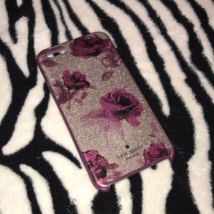 Kate Spade iPhone 6s plus glitter case w/ magnet